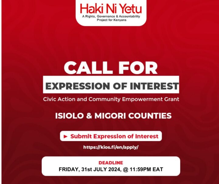 A flyer with the main facts about the call for Expression of Interest.